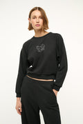 CUSTOM STAUD x C.BONZ ENDURANCE SWEATSHIRT | BLACK
