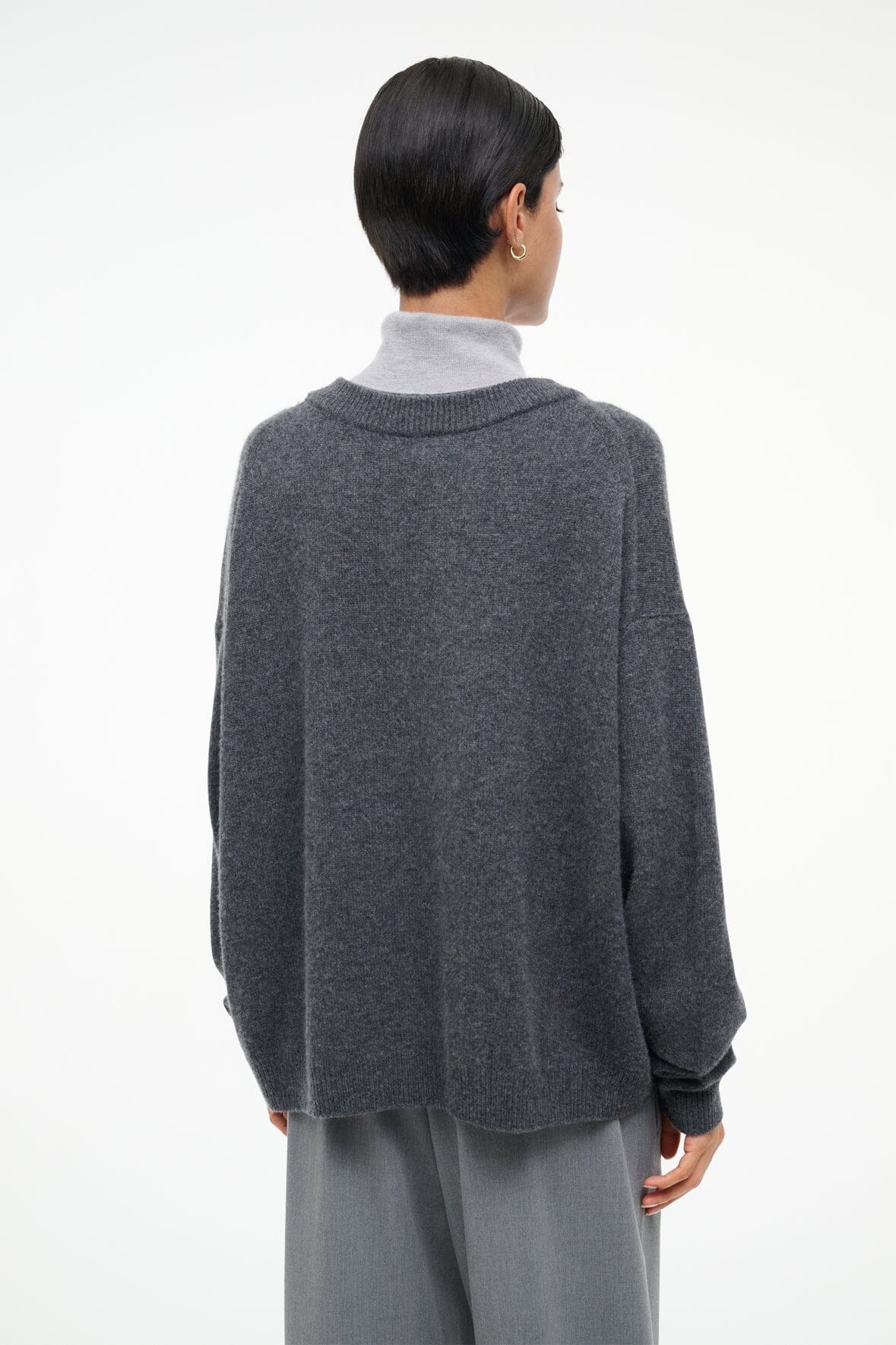 DORIS CASHMERE SWEATER | CHARCOAL