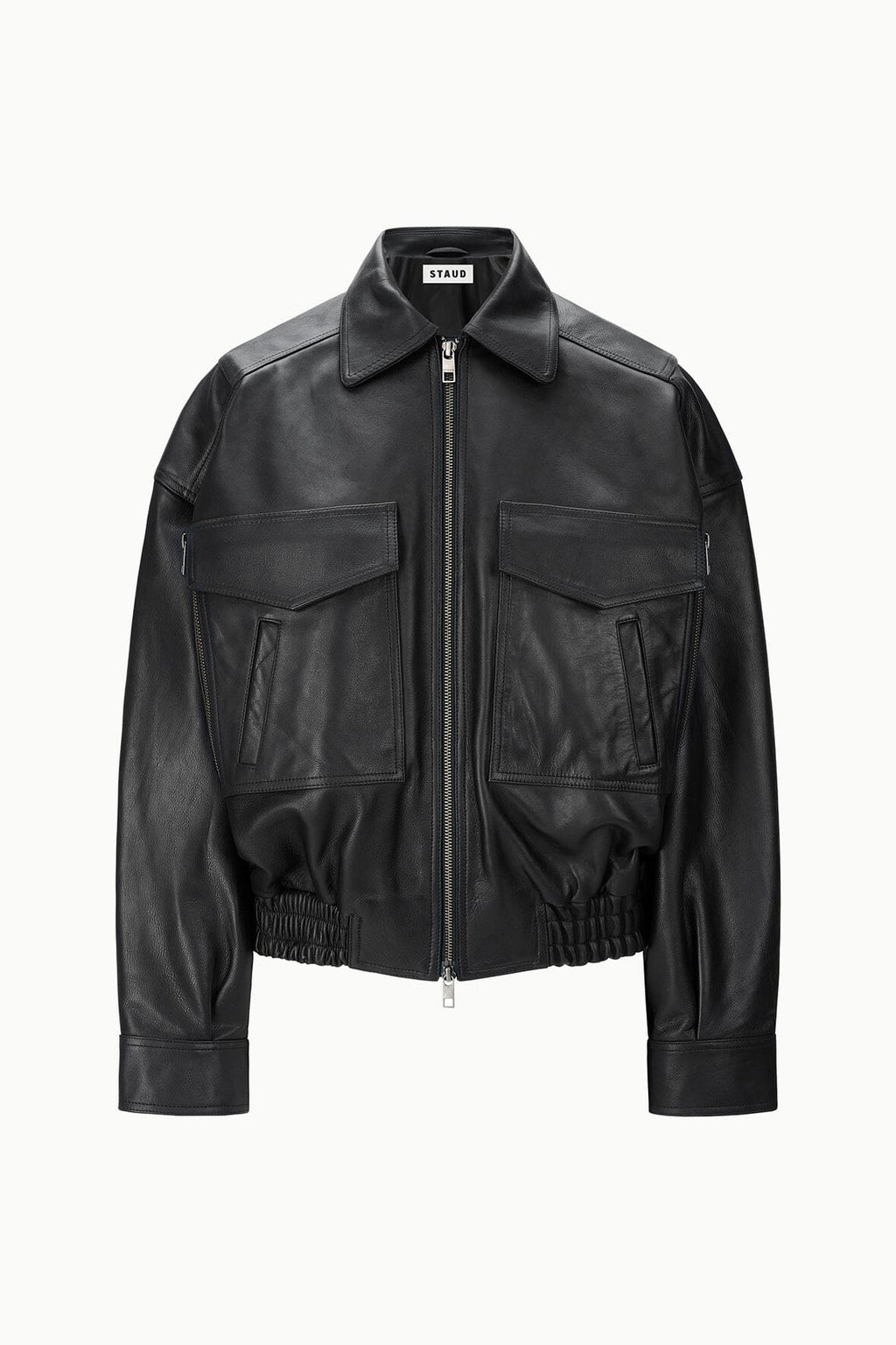 EUGENE LEATHER JACKET | BLACK